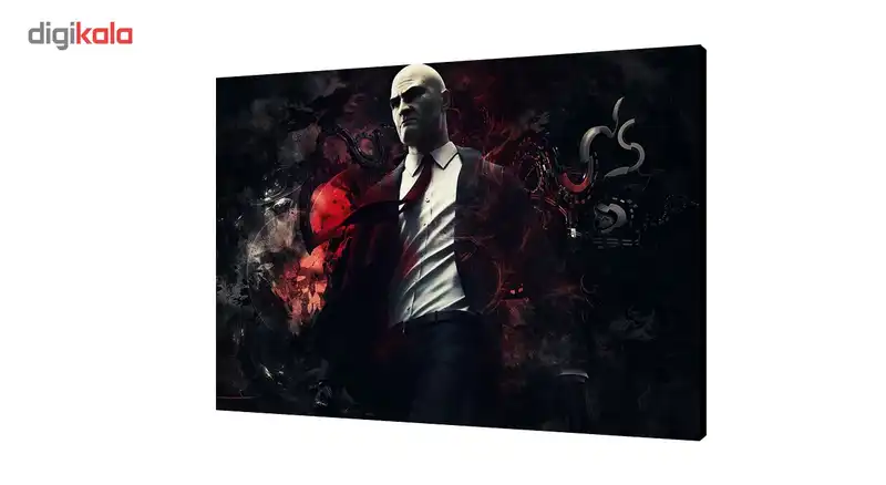 تابلو شاسی عرش مدل AS255 طرح hitman سایز 20x30 سانتی متر