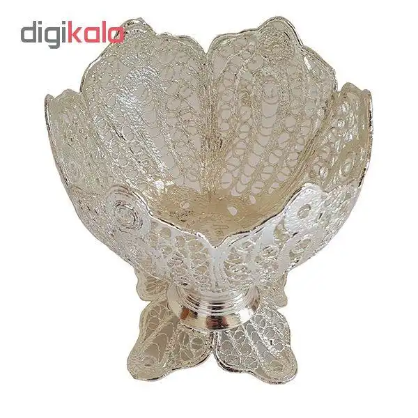 آجیل خوری ملیله کاری مدل nogli کد 01 مجموعه 6 عددی