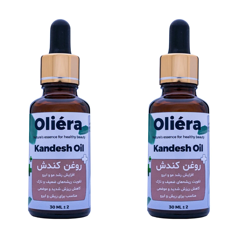 روغن مو اُلیئرا مدل کندش کد +A حجم 60 میلی لیتر بسته 2 عددی