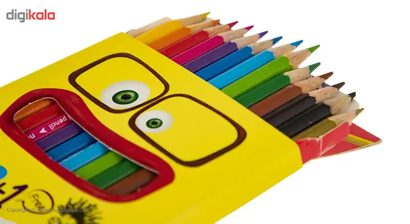 مداد رنگی 12 + 1 رنگ آریا مدل 3016