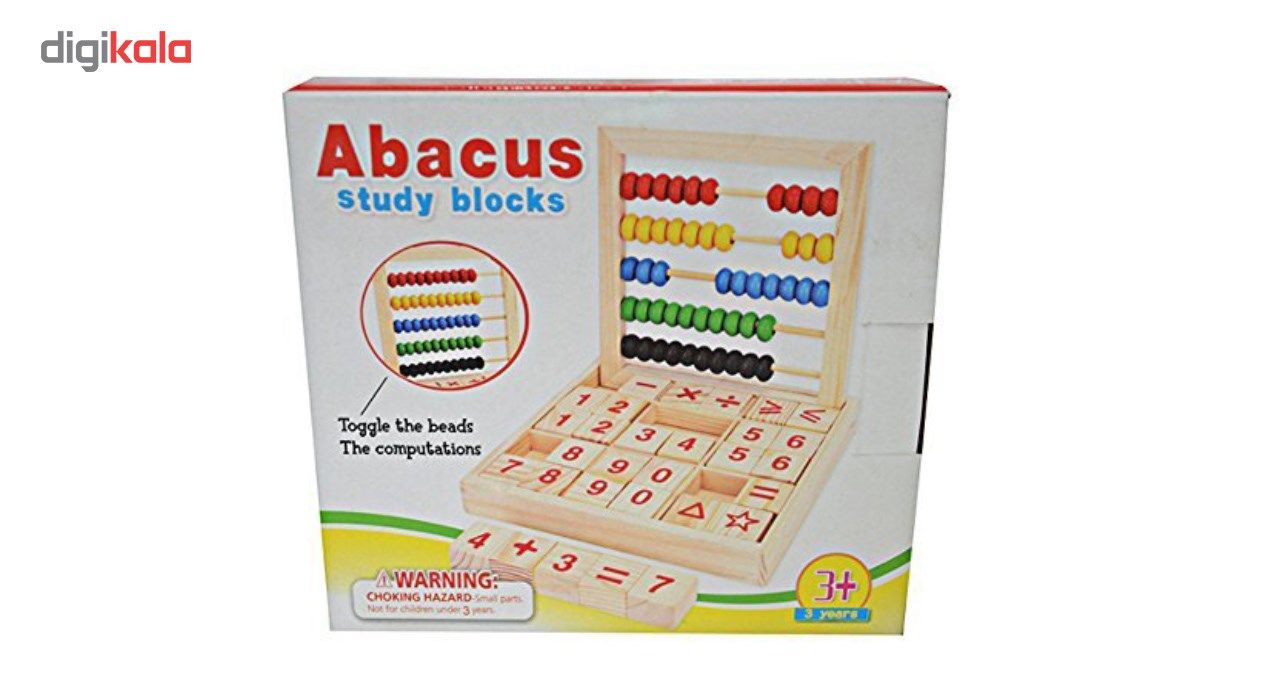 بسته آموزشی وودن تویز طرح ریاضی و زبان انگلیسی مدل abacus1030