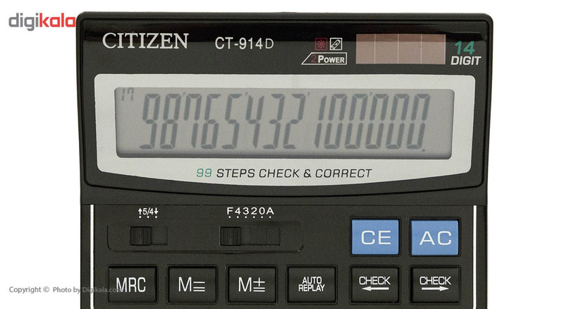 ماشین حساب سیتیزن مدل CT-914D