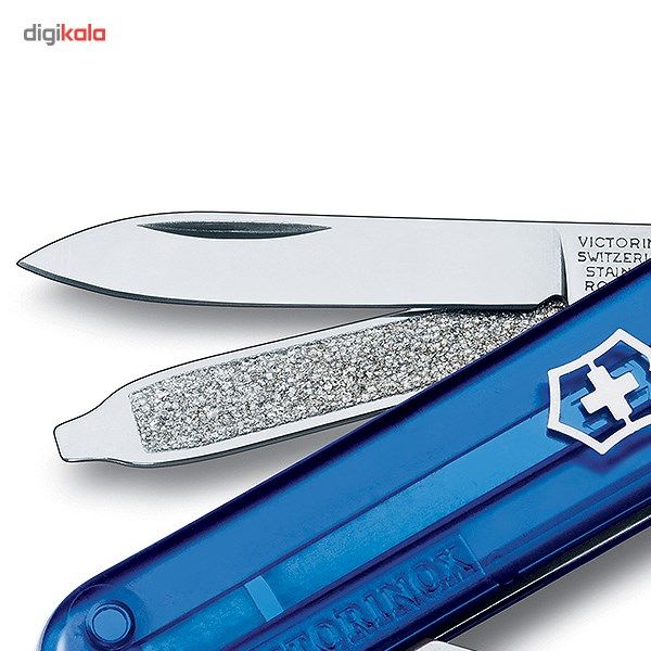 چاقوی ویکتورینوکس مدل Classic SD Blue Trans کد 06223T2