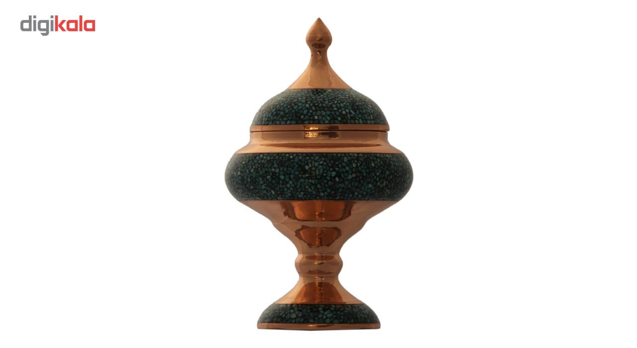 قندان فیروزه کوب چیتساز مدل dFZ12 ارتفاع 19 سانتی متر