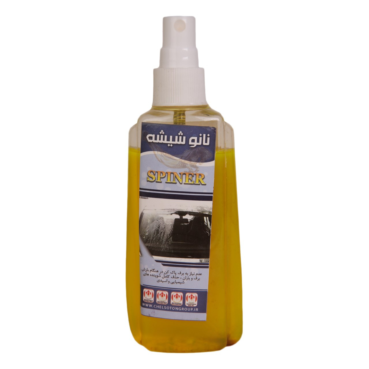 محلول نانو شیشه خودرو اسپینر