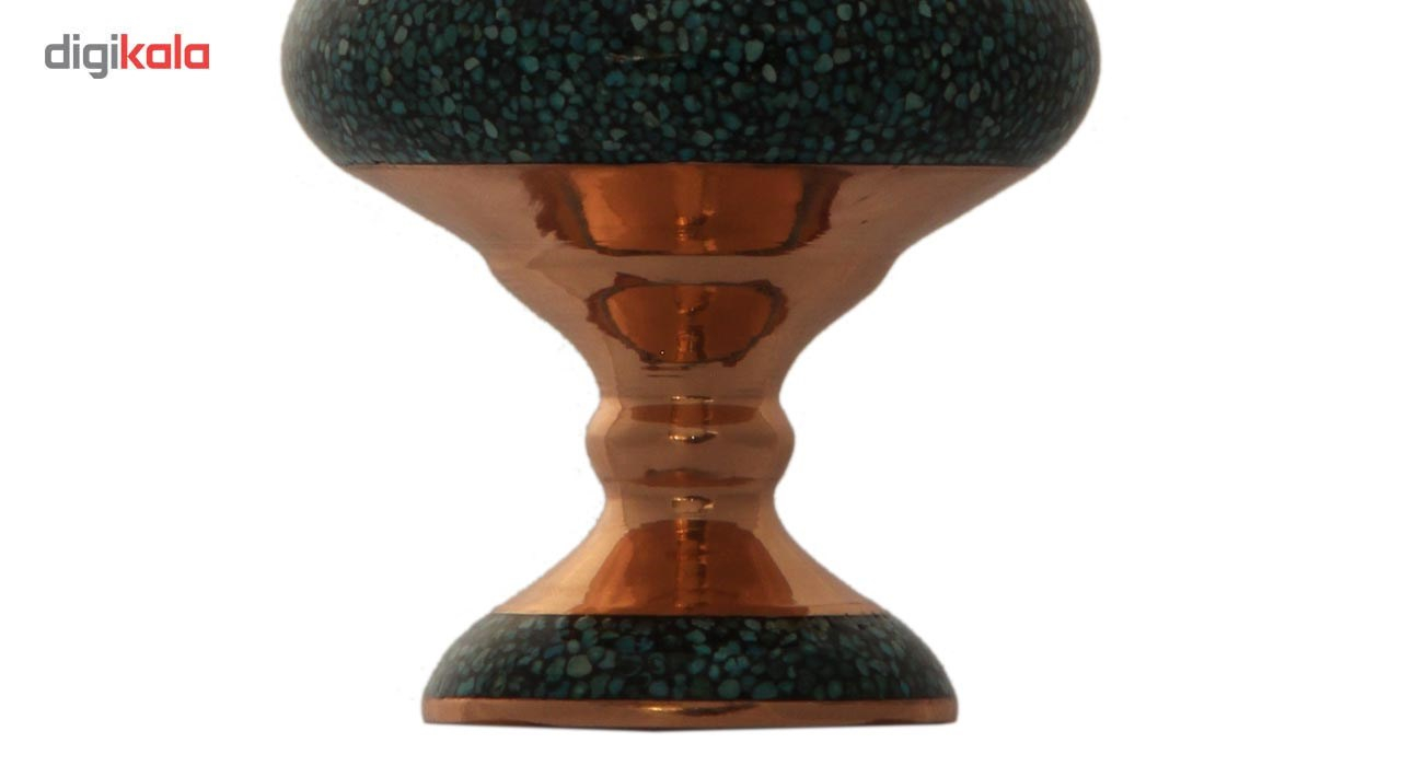 قندان فیروزه کوب چیتساز مدل dFZ12 ارتفاع 19 سانتی متر