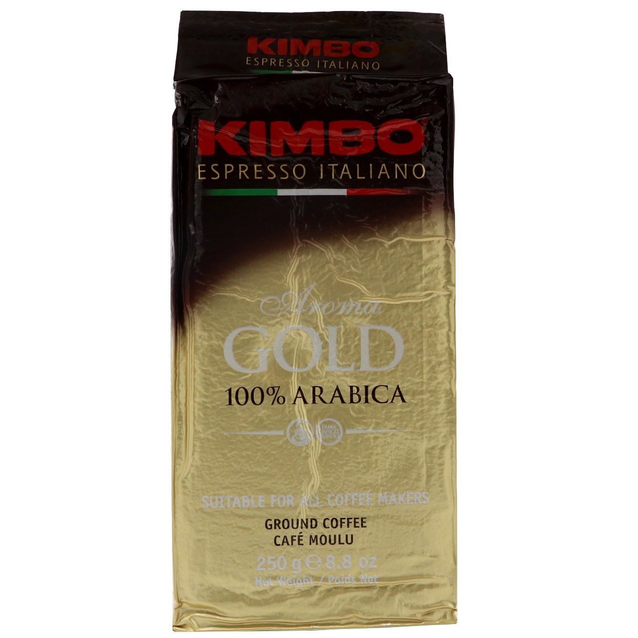 بسته قهوه کیمبو مدل Gold حجم 250 گرم