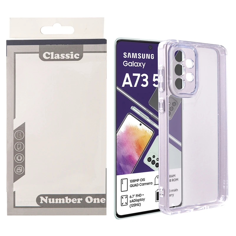 کاور کلاسیک مدل KHO.46 طرح شفاف مناسب برای گوشی موبایل سامسونگ GALAXY A72 4G / 5G