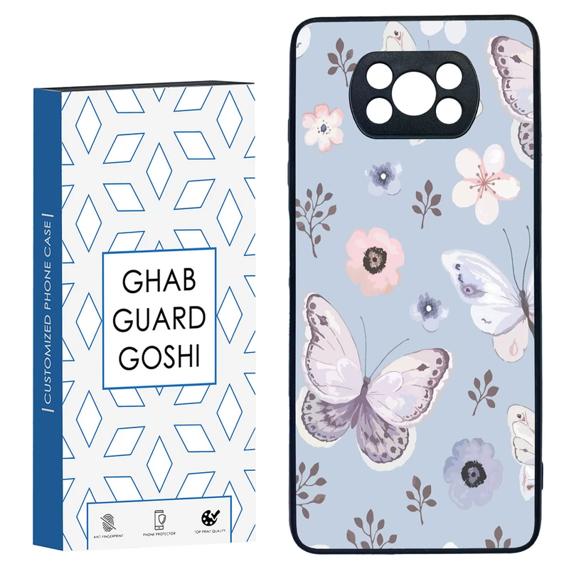 کاور قاب گارد گوشی طرح پروانه  کد TPU-004 مناسب برای گوشی موبایل شیائومی POCO X3 / X3 PRO / X3 NFC