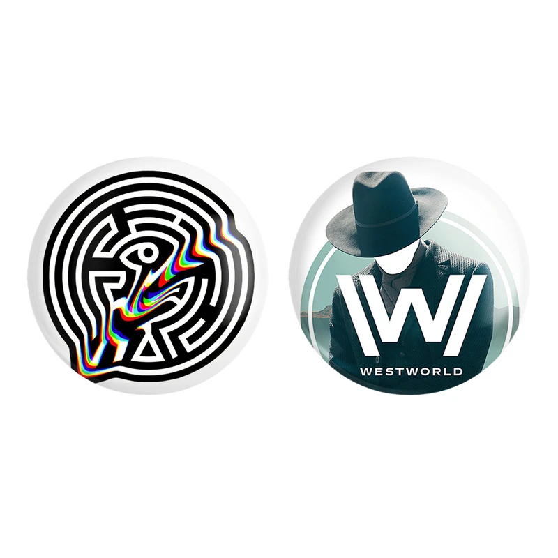 مگنت خندالو طرح سریال وست ورلد West World کد 1019810202 مجموعه 2 عددی