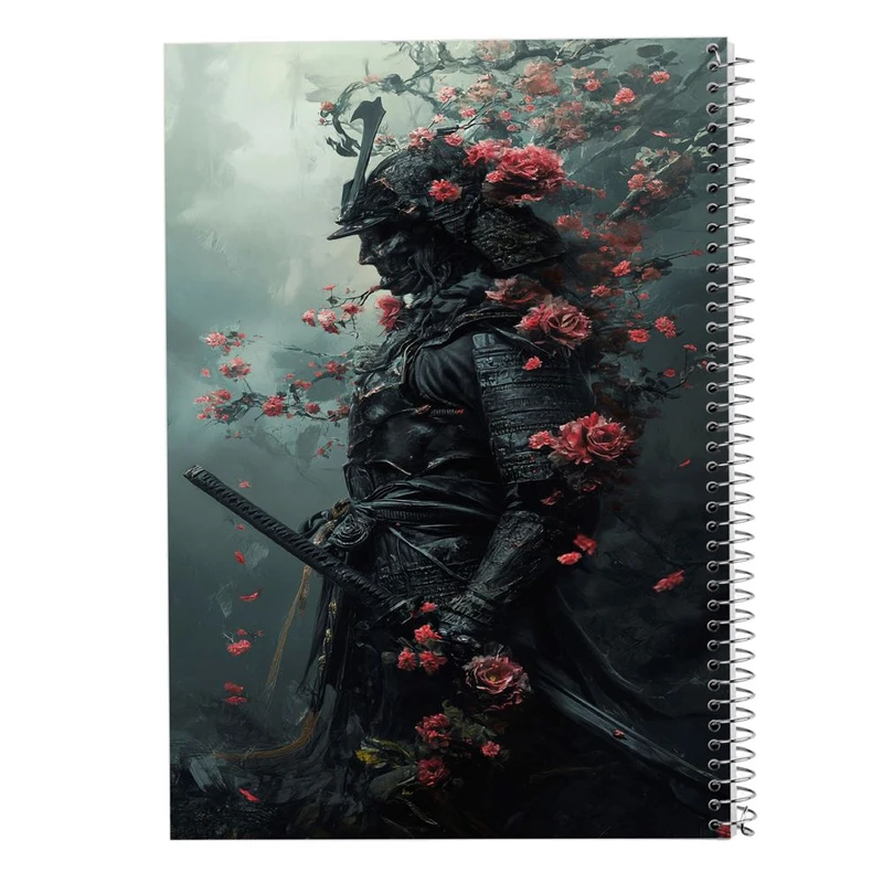 دفتر شطرنجی 50 برگ مدوپد طرح سامورایی کد DF15184