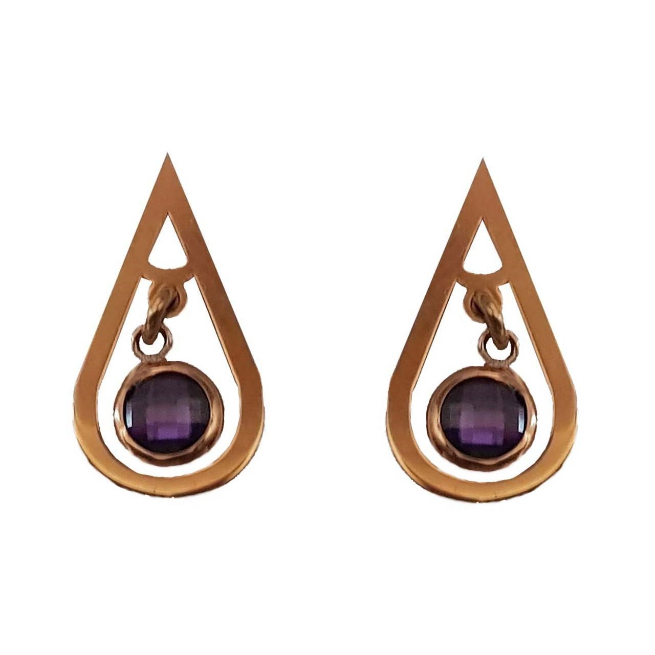 گوشواره طلا 18 عیار گالری آمانژ مدل D238