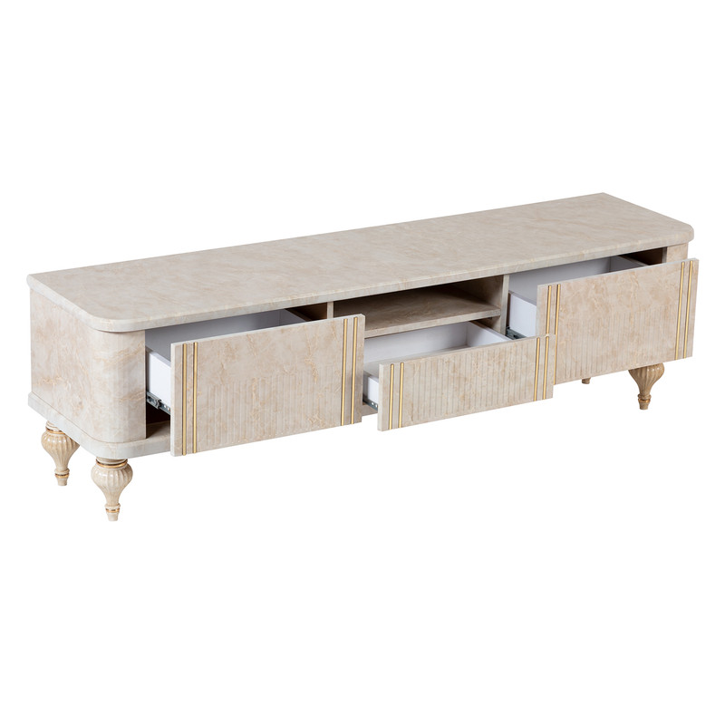 میز تلویزیون مدل الماس طرح سنگ