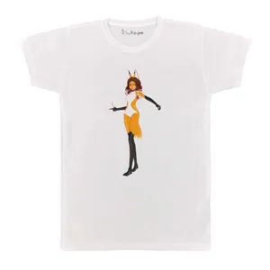 تی شرت بچگانه پرمانه طرح دختر کفشدوزکی کد pmt.5188