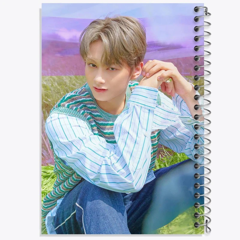 دفتر نقاشی 50 برگ خندالو مدل جونهی گروه سونتین Seventeen کد 21604