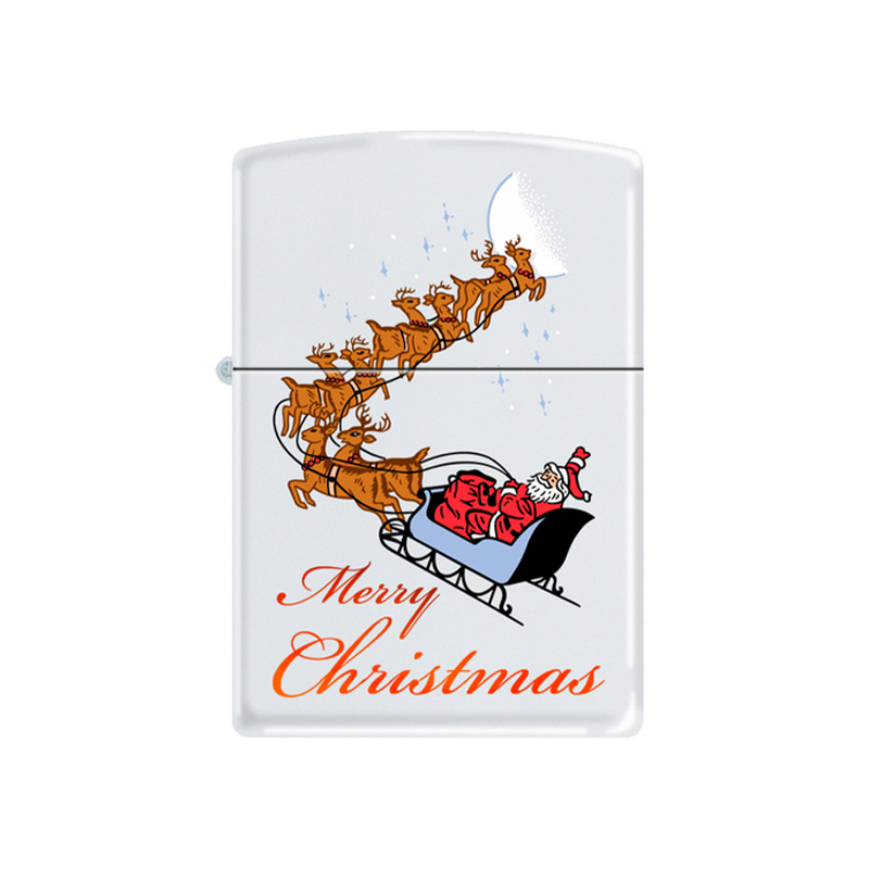 فندک زیپو مدل Planeta merry christmas کد 214
