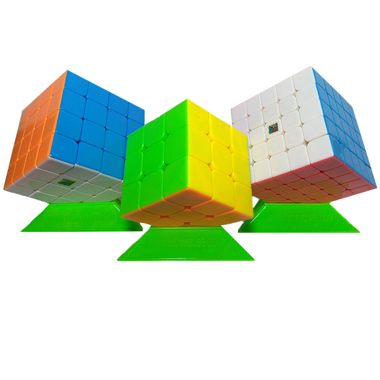 مکعب روبیک مویو مدل Moyu cube 345 بسته سه عددی