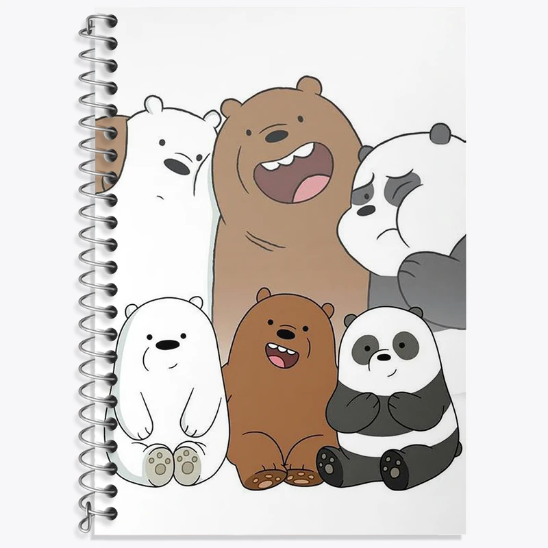 دفتر لغت 50 برگ خندالو طرح سه خرس کله پوک کد N1954