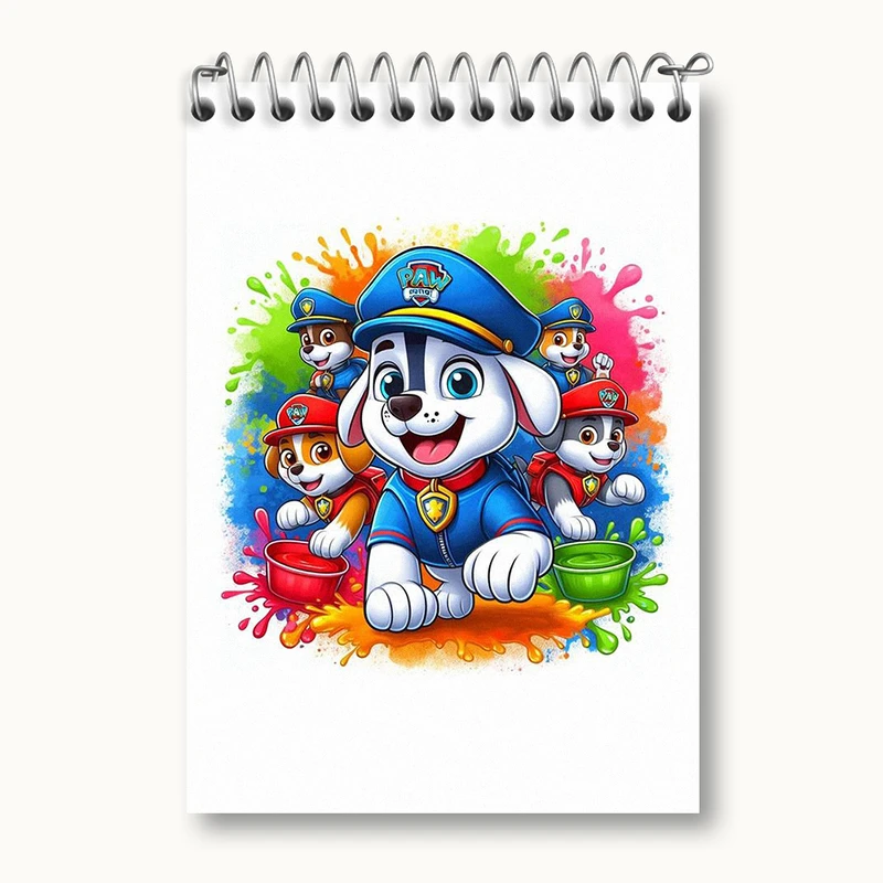 دفتر یادداشت 50 برگ خندالو طرح سگ های نگهبان (Paw Patrol) کد N2179