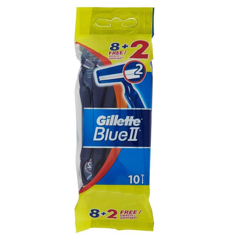 خودتراش ژیلت مدل blue 2 بسته 10 عددی