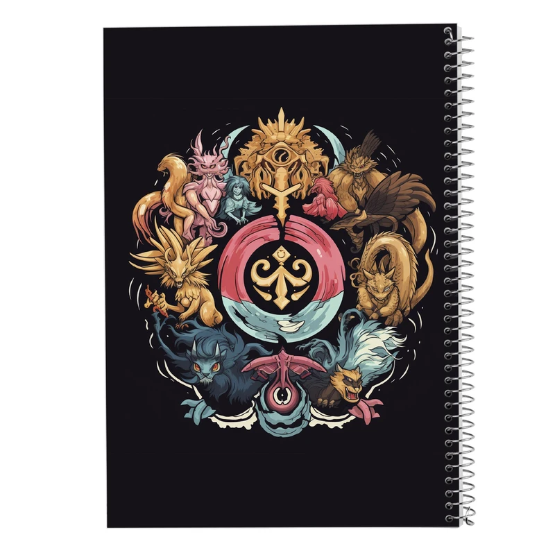 دفتر نت موسیقی 50 برگ مدوپد مدل Demon Slayer کد DF11014