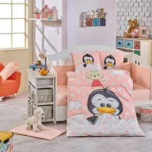 سرویس خواب کودک هابی هوم 10 تکه طرح Penguin Somon