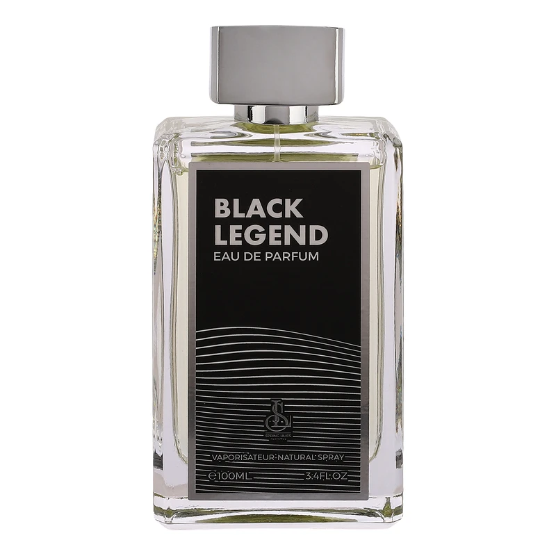 ادو پرفیوم مردانه اسپرینگ لیلیز مدل Black Legend با رایحه معتدل حجم 100 میلی لیتر