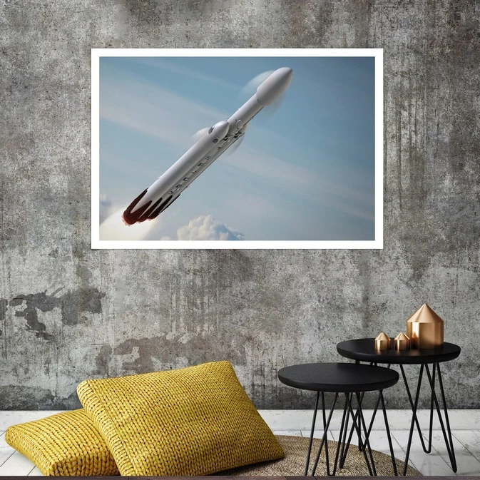 تابلو بکلیت طرح فضاپیما مدل قاب شاسی W-s8239