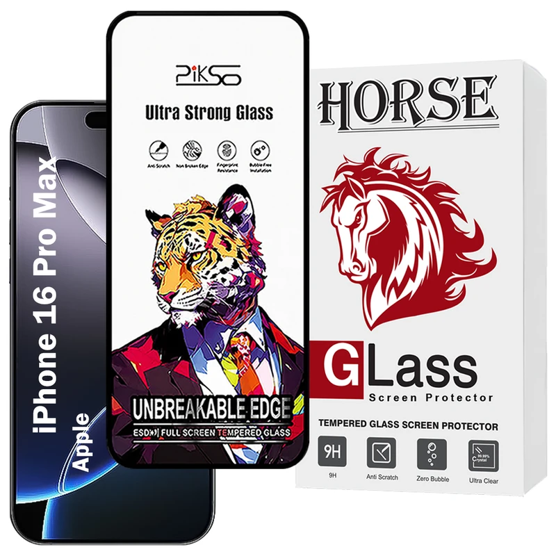 محافظ صفحه نمایش هورس مدل PICSOH مناسب برای گوشی موبایل اپل iPhone 16 Pro Max
