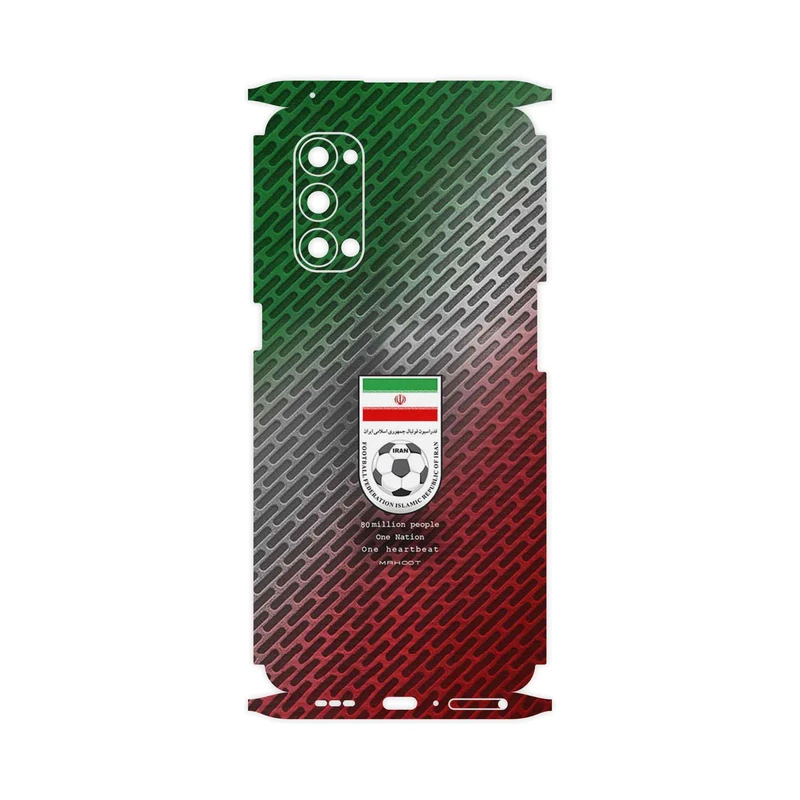 برچسب پوششی ماهوت مدل Iran_National_Football_Team-FullSkin مناسب برای گوشی موبایل اپو Reno4 Pro 5G