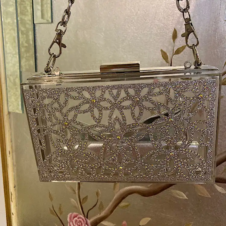 کیف مجلسی زنانه مدل گل