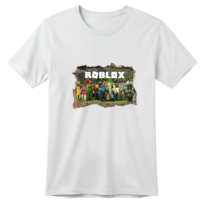 تی‌شرت آستین کوتاه بچگانه مدل روبلاکس کد 2 