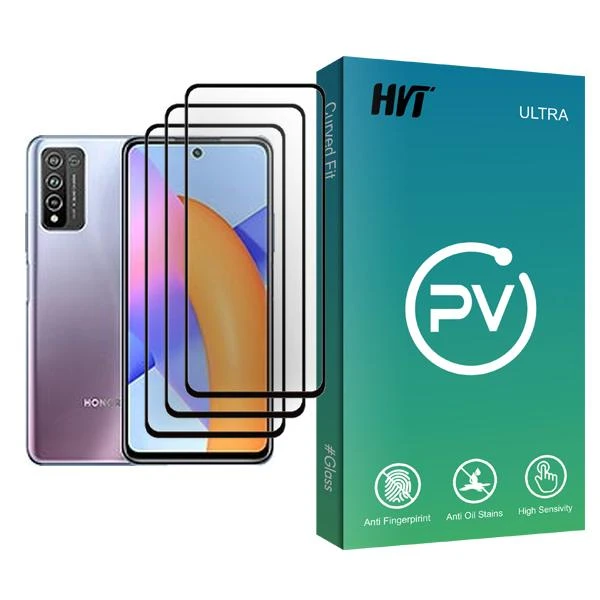 محافظ صفحه نمایش اچ وی تی مدل PV Glass MIX003 مناسب برای گوشی موبایل آنر 10X Lite بسته سه عددی