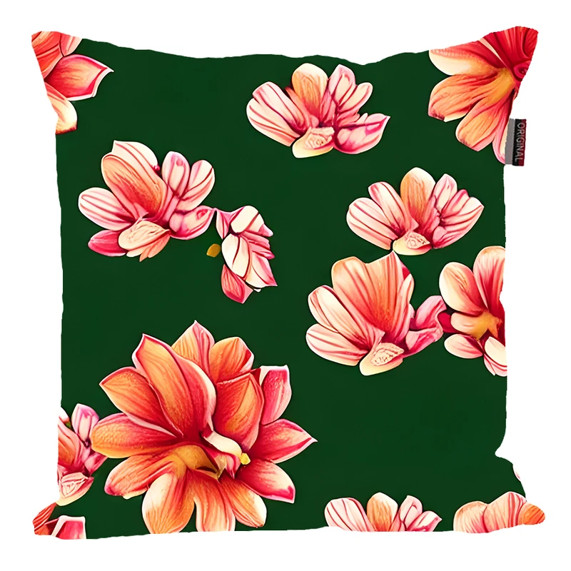 کوسن پاد آفرین مدل نیلوفر طرح گل کد PK30081