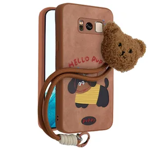 کاور مدل Cuddle Grip مناسب برای گوشی موبایل سامسونگ Galaxy S8 Plus به همراه بند آویز