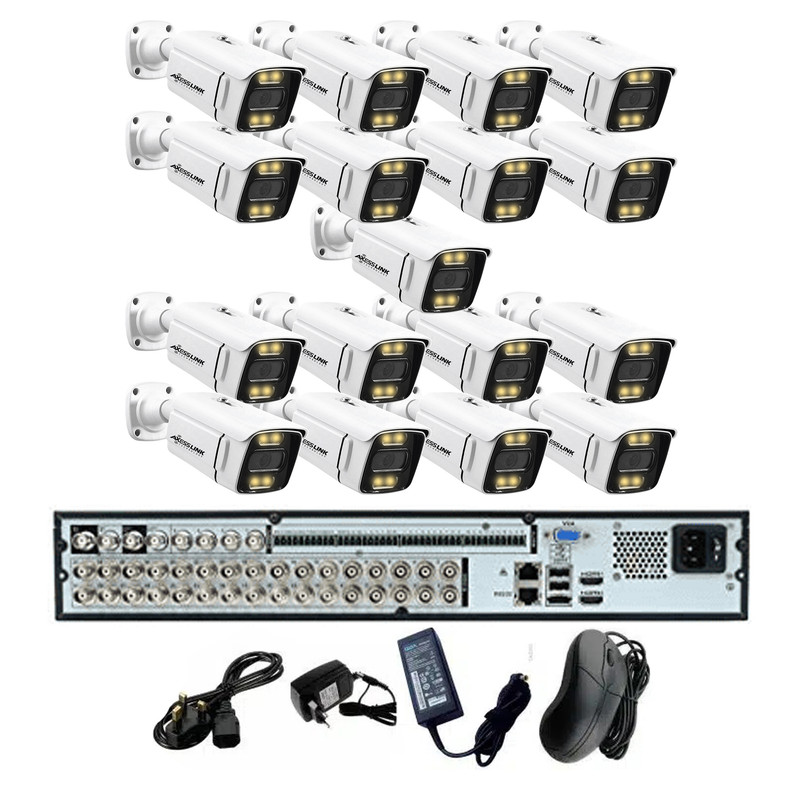سیستم امنیتی کامل مدل اکسس لینک AHD 17 XMEYE مجموعه 17 عددی