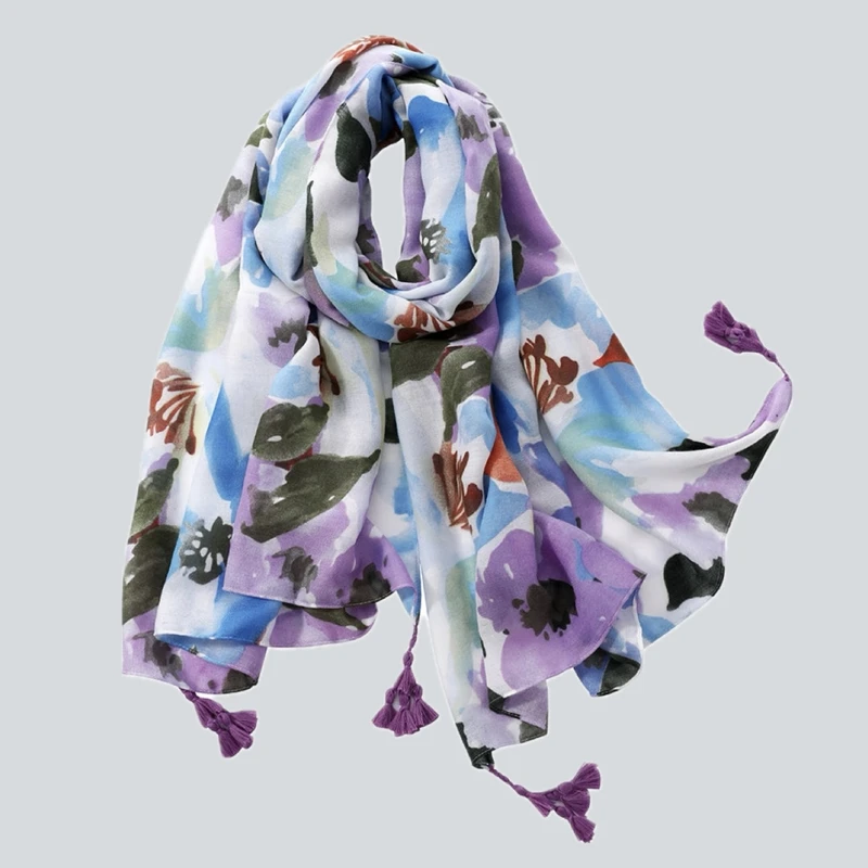 شال زنانه آی ام مدل گلدار