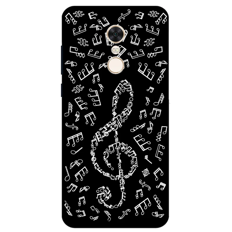 کاور مگافون طرح نوت موسیقی مدل 1370 مناسب برای گوشی موبایل شیائومی Redmi 5 