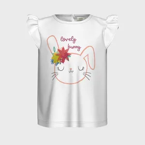 تی شرت آستین کوتاه نوزادی ال سی وایکیکی مدل Bunny