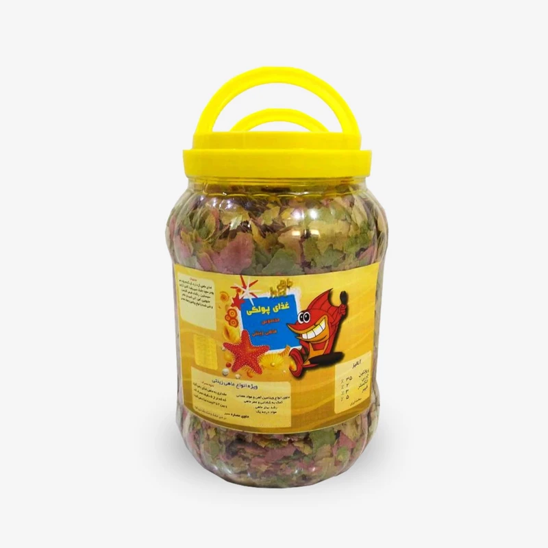 غذای پولکی ماهی امروز کد L500 وزن 500 گرم 