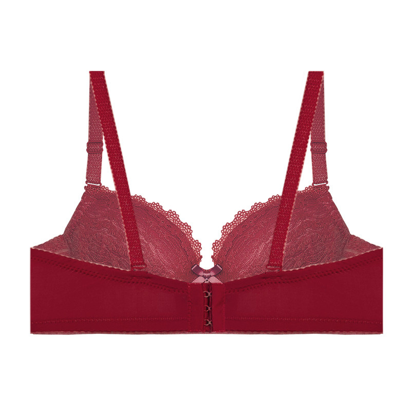 سوتین اسفنجی زنانه مدل دکلته نیم جک کاپ A طرح گیپور کد 33855