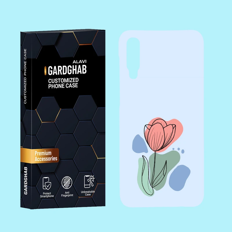کاور گارد قاب علوی مدل گل مناسب برای گوشی موبایل سامسونگ Galaxy A50 / A50s / A30s