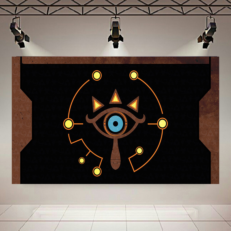 تابلو بوم طرح چشم و نظر کد AR31177