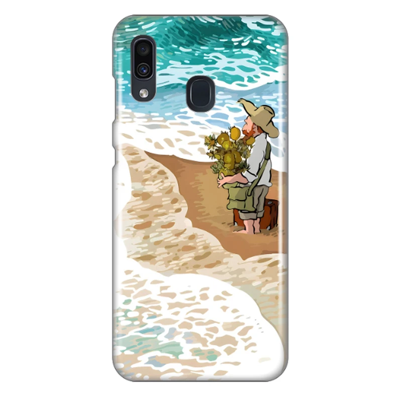 کاور طرح مرد و دریا کد DIMO-055 مناسب برای گوشی موبایل سامسونگ Galaxy A30 / Galaxy A20