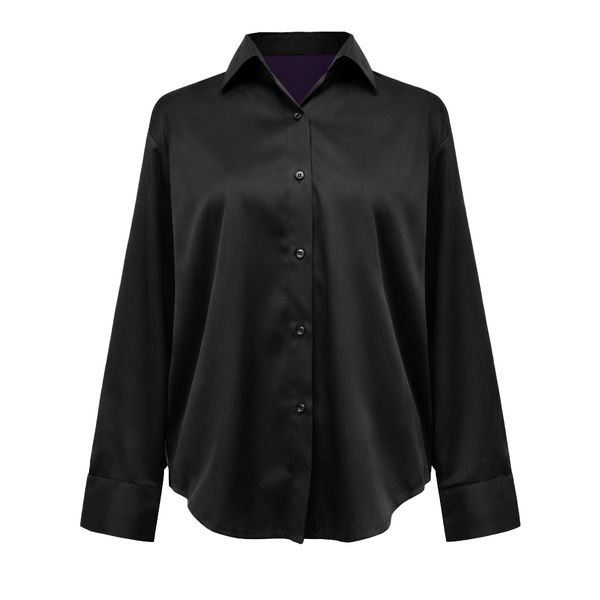 شومیز آستین بلند یقه برگردان زنانه مدل sho-b-1