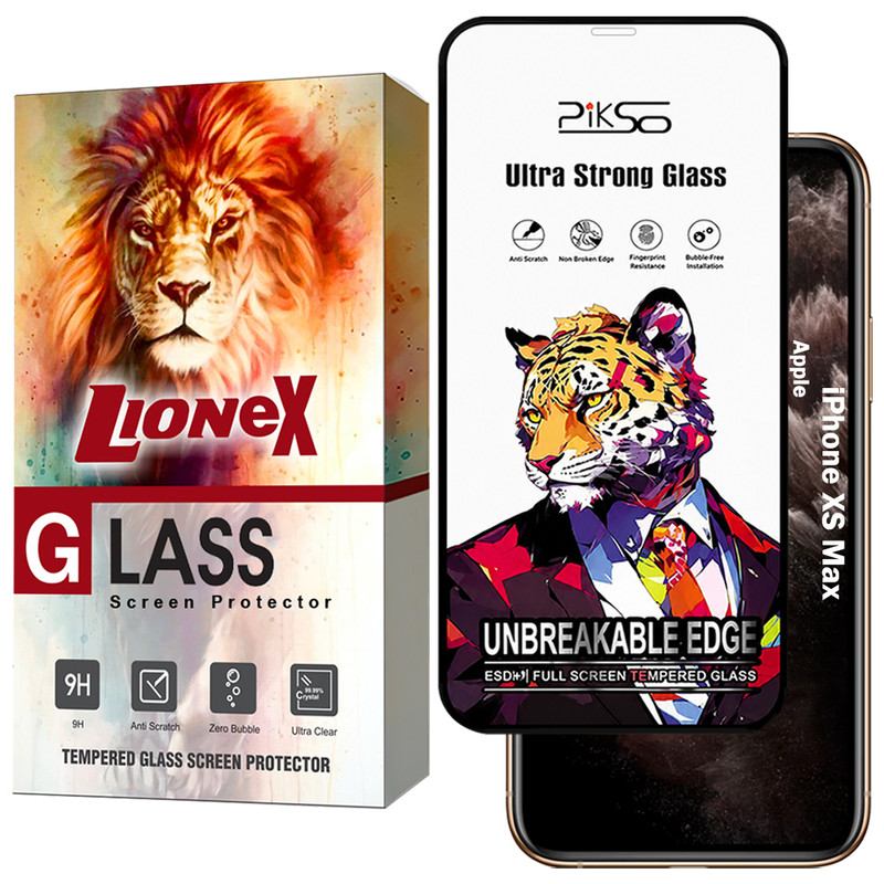 محافظ صفحه نمایش لایونکس مدل PICSOL مناسب برای گوشی موبایل اپل iPhone XS Max