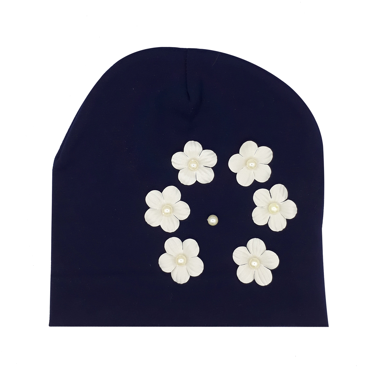 کلاه دخترانه طرح گل کد mp495  