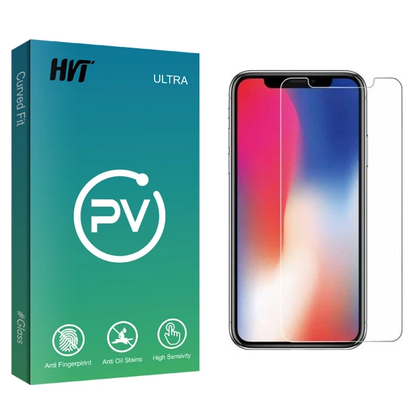 محافظ صفحه نمایش اچ وی تی مدل PV glass مناسب برای گوشی موبایل اپل iPhone X