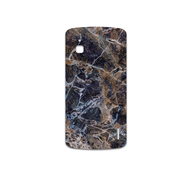 برچسب پوششی ماهوت مدل Earth-White-Marble مناسب برای گوشی موبایل گوگل Nexus 4 E