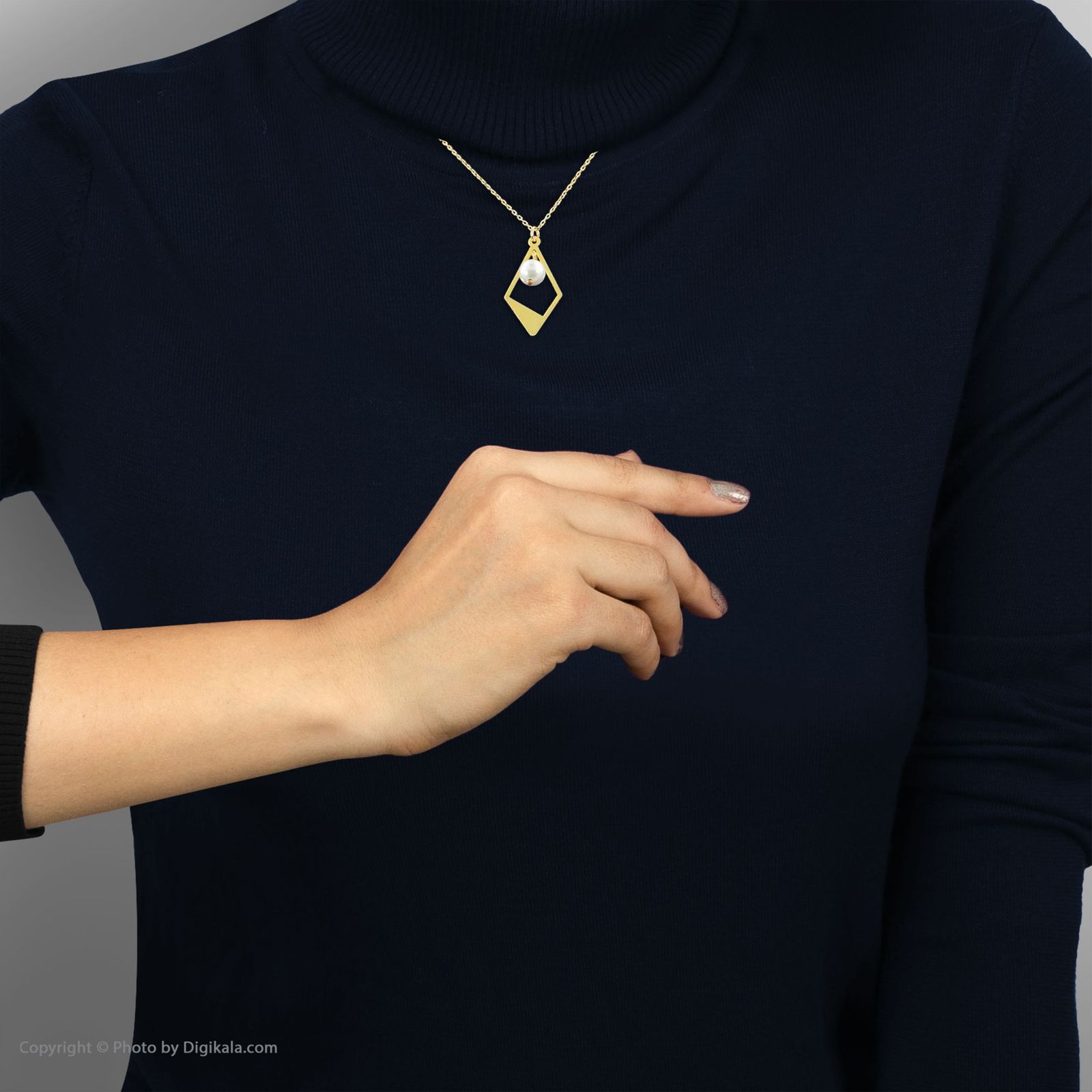 گردنبند طلا 18 عیار زنانه کانیار گالری مدل NE99 -  - 6